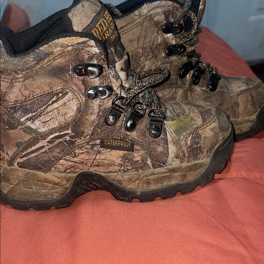 Kids Waterproof Camouflage Boots